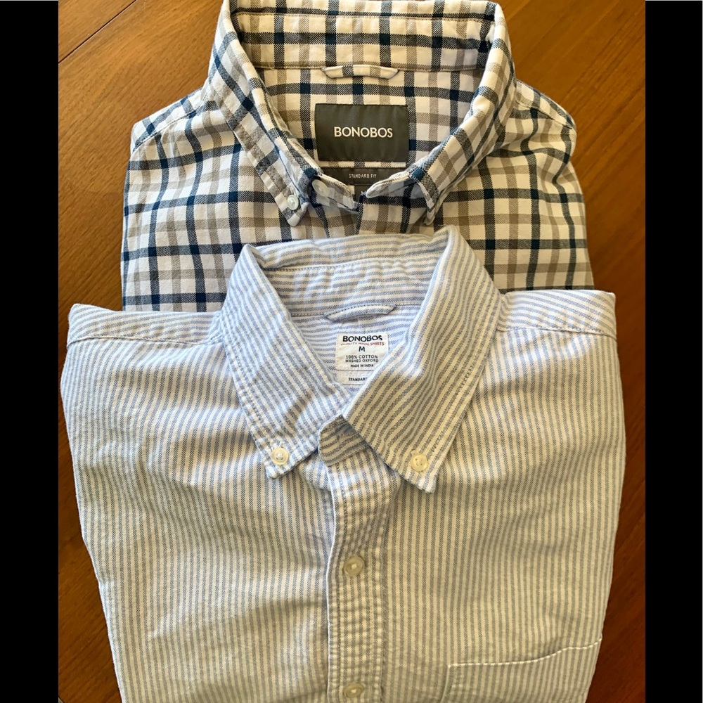 Lot of 2 Bonobos Oxford Button down size M